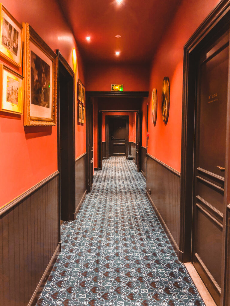 Hotel Monte Cristo hallway